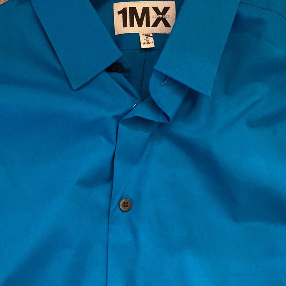 Turquoise Express Extra Slim Fit Dress Shirt